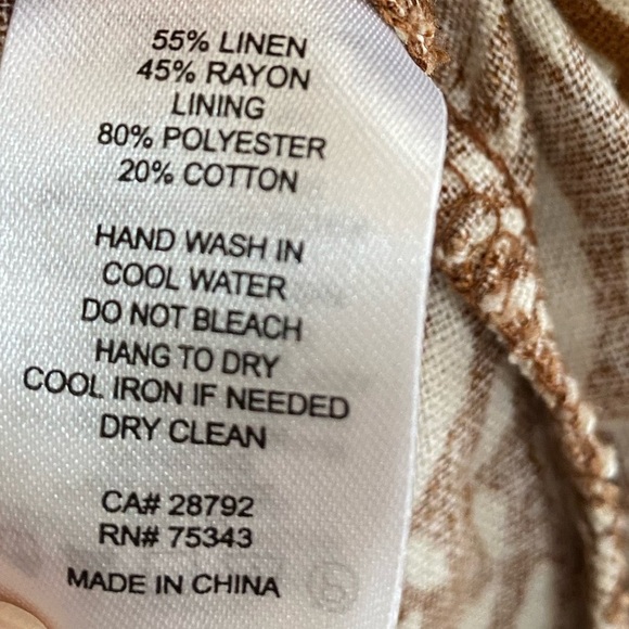 House of Harlow 1960 Printed Linen Blend Mini Dress - Picture 9 of 9